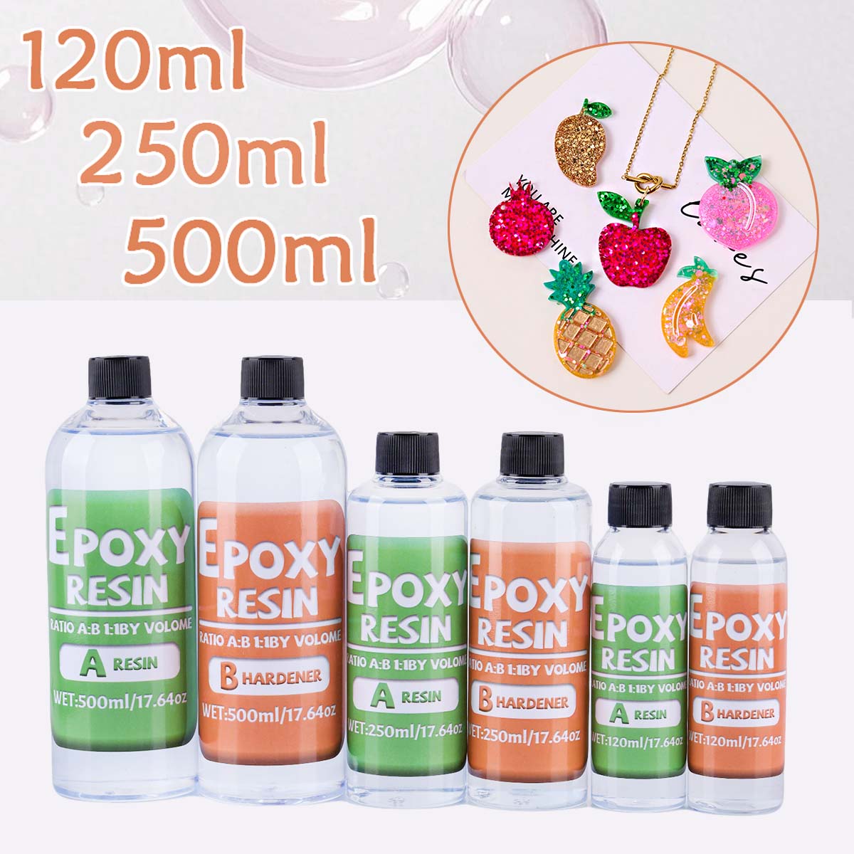 1:1 AB Resin Epoxy Glue Kit Hi - Resin Jewelry Kit incelemesi ve fiyatı