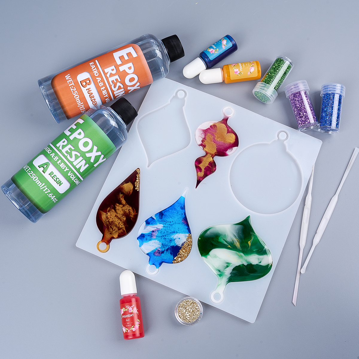 1:1 AB Resin Epoxy Glue Kit Hi - Resin Jewelry Kit incelemesi ve fiyatı