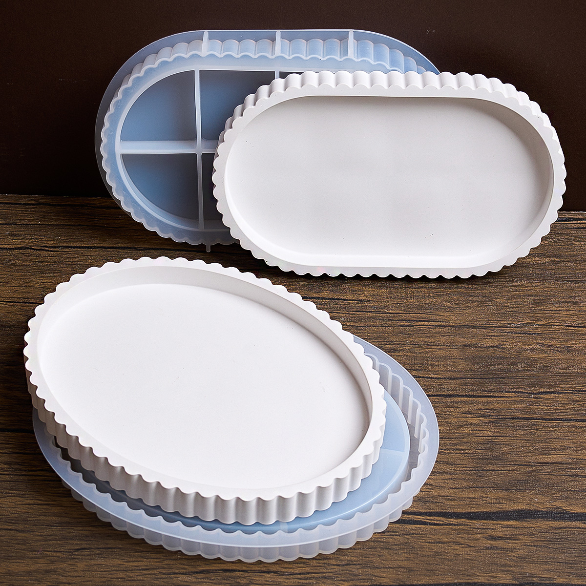 DIY Concrete Tray Silicone Mol - Coaster Mold Round incelemesi ve fiyatı