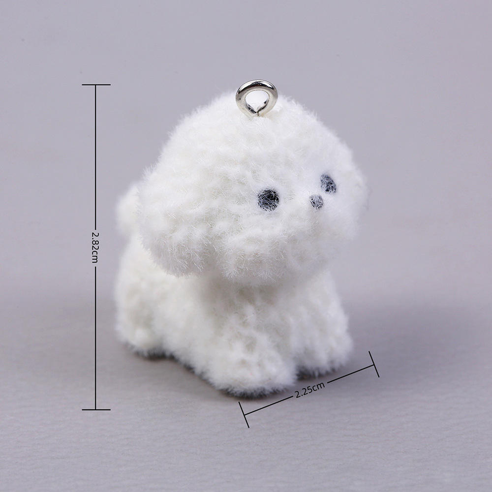 10pcs Flocking Puppy Dog Resin - Resin Craft Projects incelemesi ve fiyatı