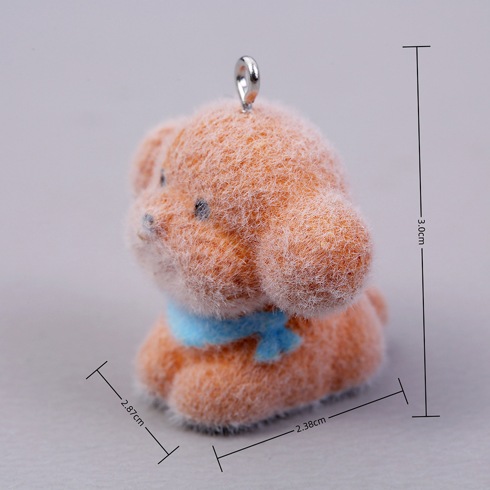 10pcs Flocking Puppy Dog Resin - Resin Craft Projects incelemesi ve fiyatı