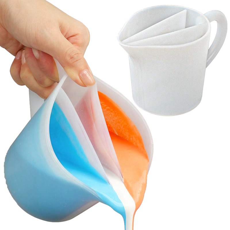 Silicone Three-grid Flow Cup D - Mixing Cup Silicone incelemesi ve fiyatı