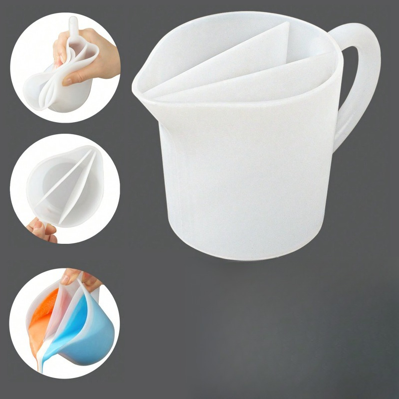 Silicone Three-grid Flow Cup D - Mixing Cup Silicone incelemesi ve fiyatı