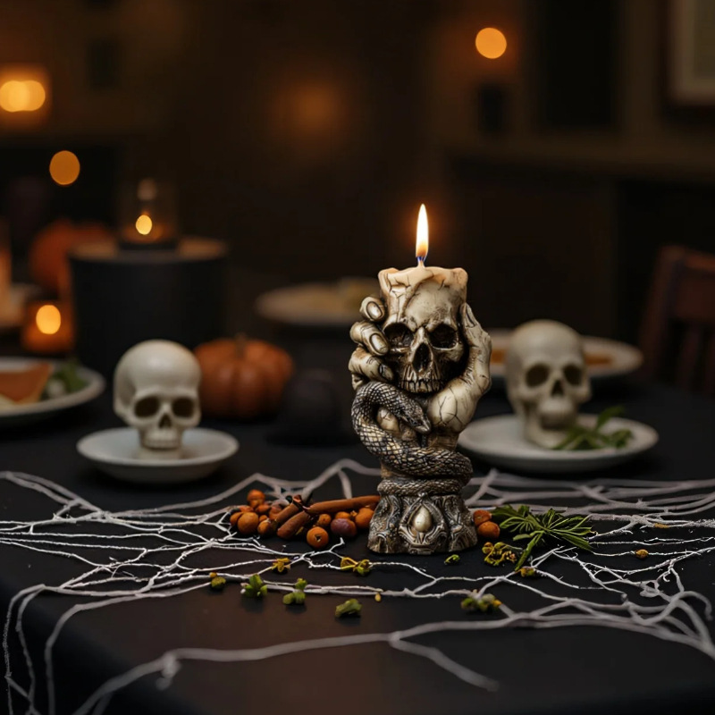 Halloween Skull Aroma Candle S - Resin Craft Workshop incelemesi ve fiyatı