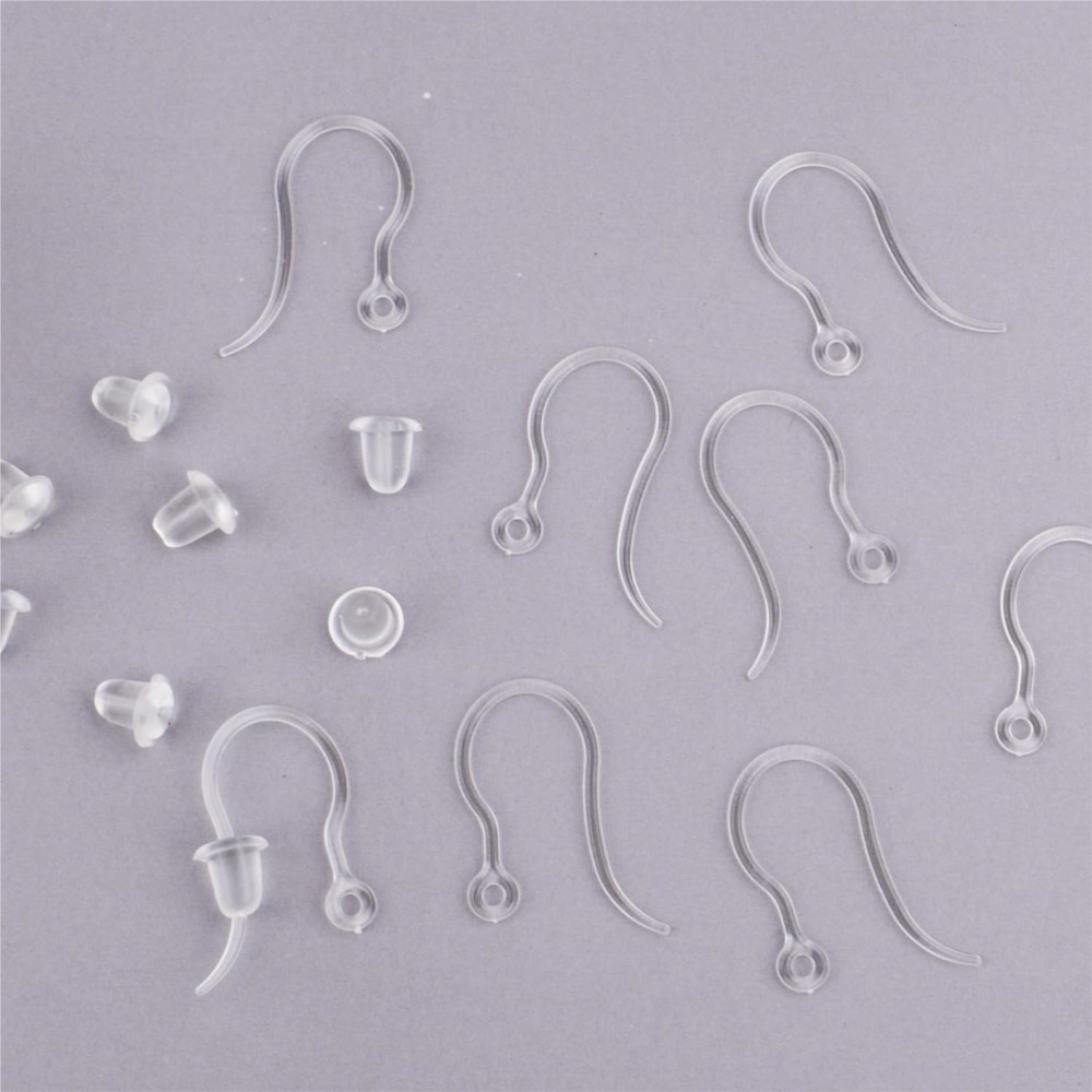 40pcs Clear Plastic Earring Ho - Resin Craft Projects incelemesi ve fiyatı