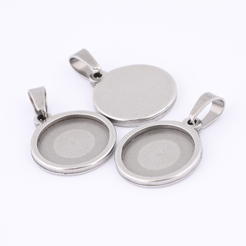 10pcs 15mm Round Cabochon Base - Bezels Set Pendant incelemesi ve fiyatı