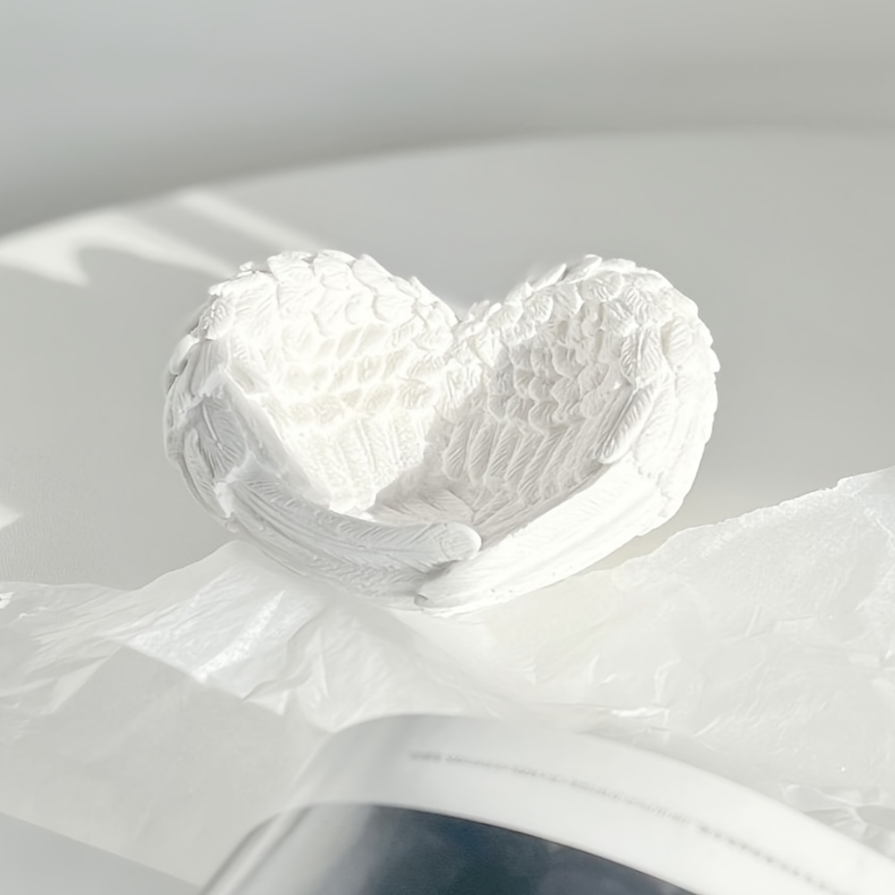 1pc Angel Wing Heart Silicone  - Resin Craft Ideas incelemesi ve fiyatı