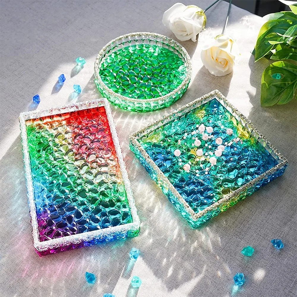 Ashtray Glass Crystal Texture  - Coaster Mold Round incelemesi ve fiyatı