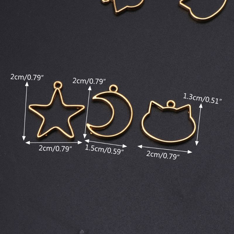 90 Pieces Mini Geometric Frame - Bezels Set Pendant incelemesi ve fiyatı