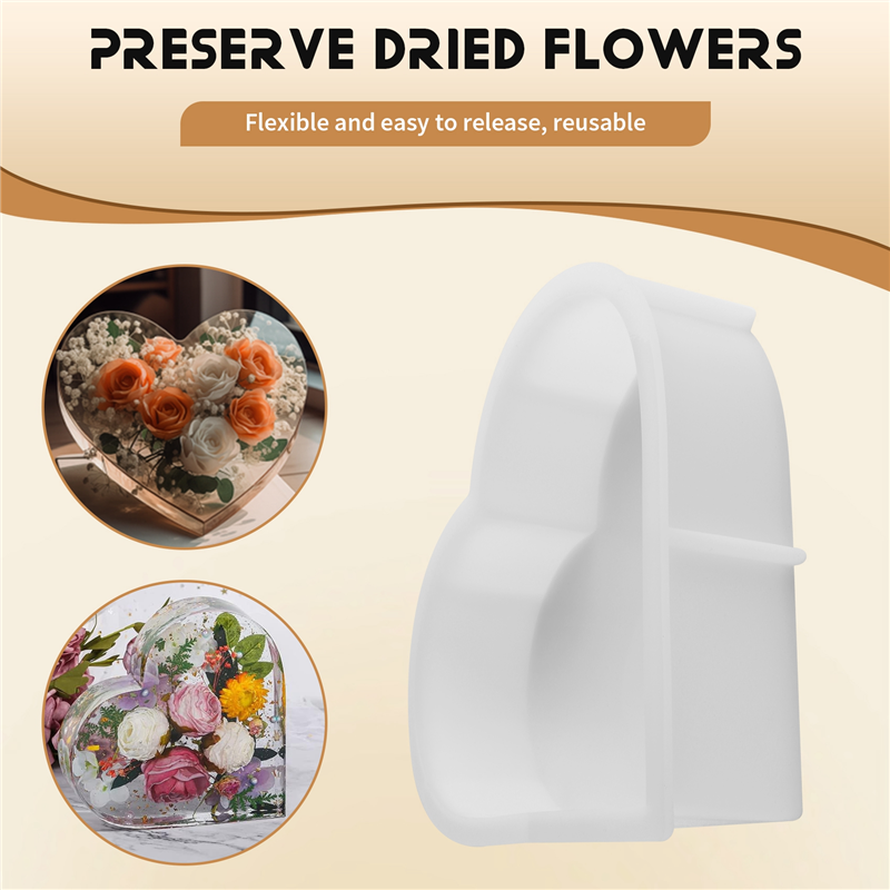 Y51A-Large Silicone Molds For  - Flower Preservation Resin incelemesi ve fiyatı