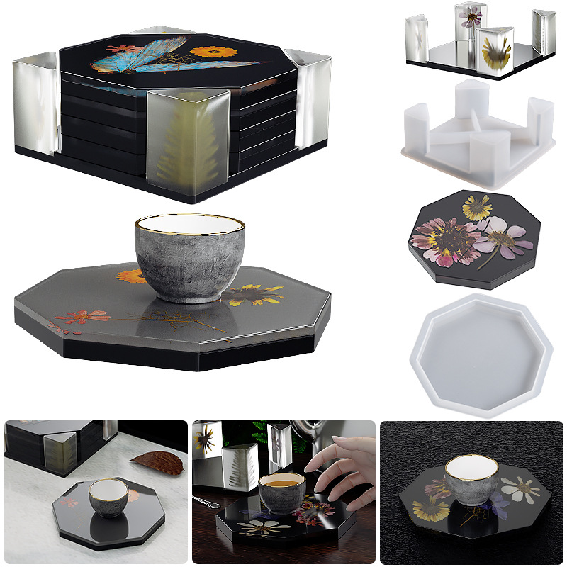 Silicone Coaster Storage Box M - Coaster Mold Round incelemesi ve fiyatı
