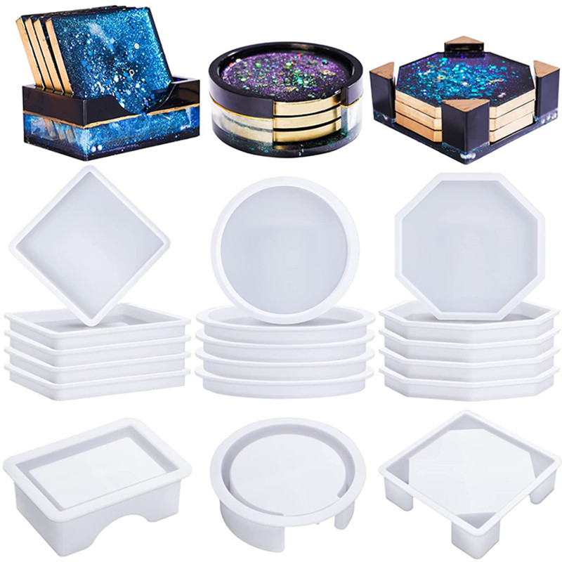 Coaster Resin Molds Silicone,  - Coaster Mold Round incelemesi ve fiyatı