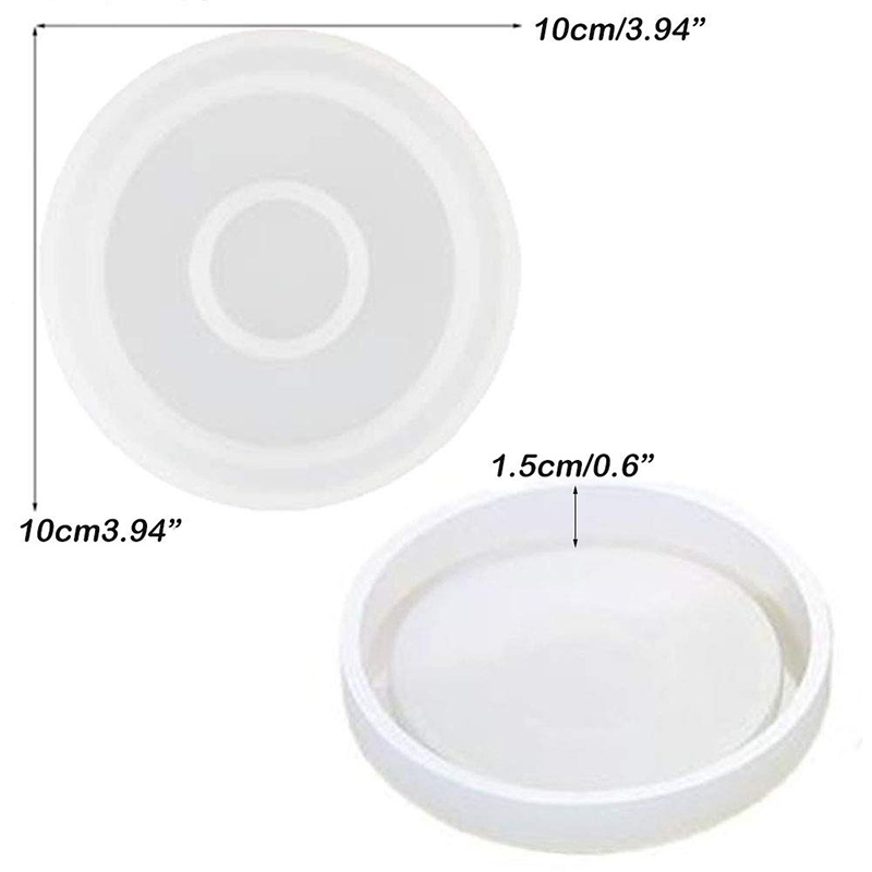 3 Pack Big DIY Round Coaster S - Coaster Mold Round incelemesi ve fiyatı