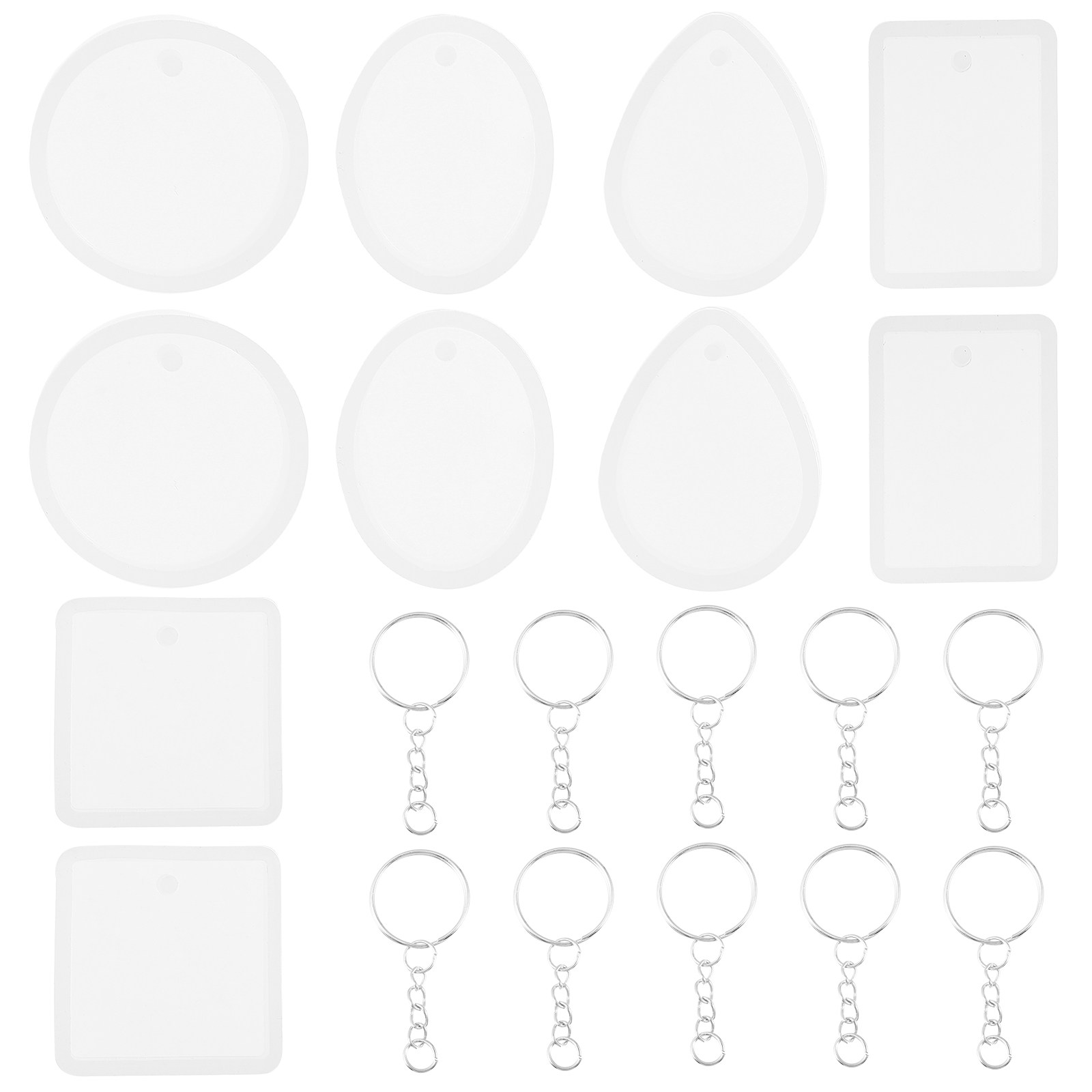 10pcs Pendant Mold Set Silicon - Resin Jewelry Kit incelemesi ve fiyatı