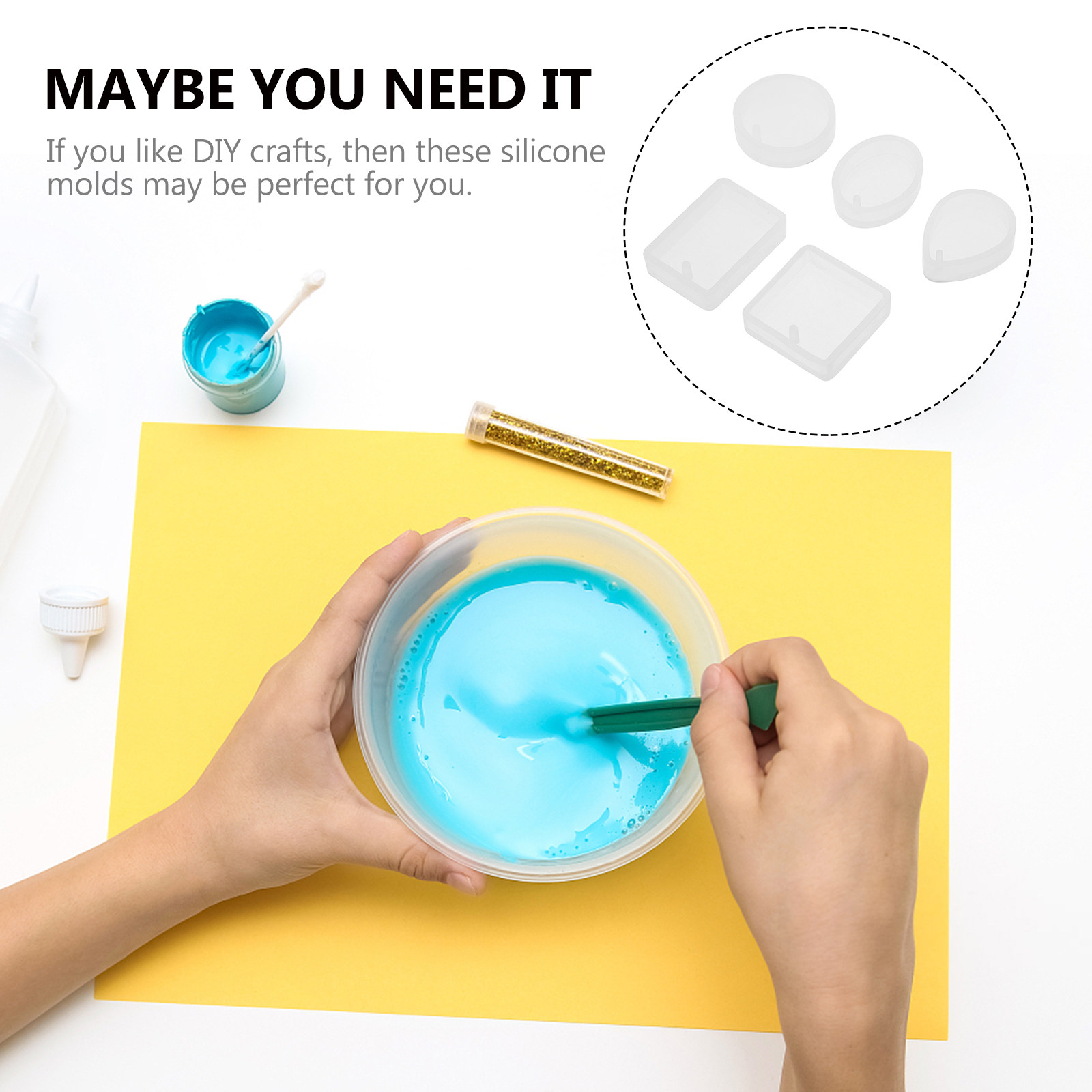 10pcs Pendant Mold Set Silicon - Resin Jewelry Kit incelemesi ve fiyatı