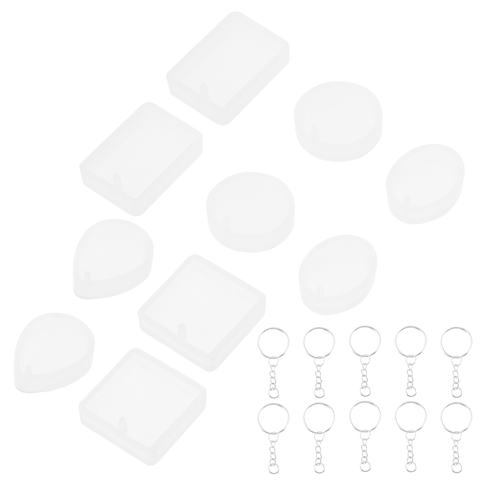 10pcs Pendant Mold Set Silicon - Resin Jewelry Kit incelemesi ve fiyatı