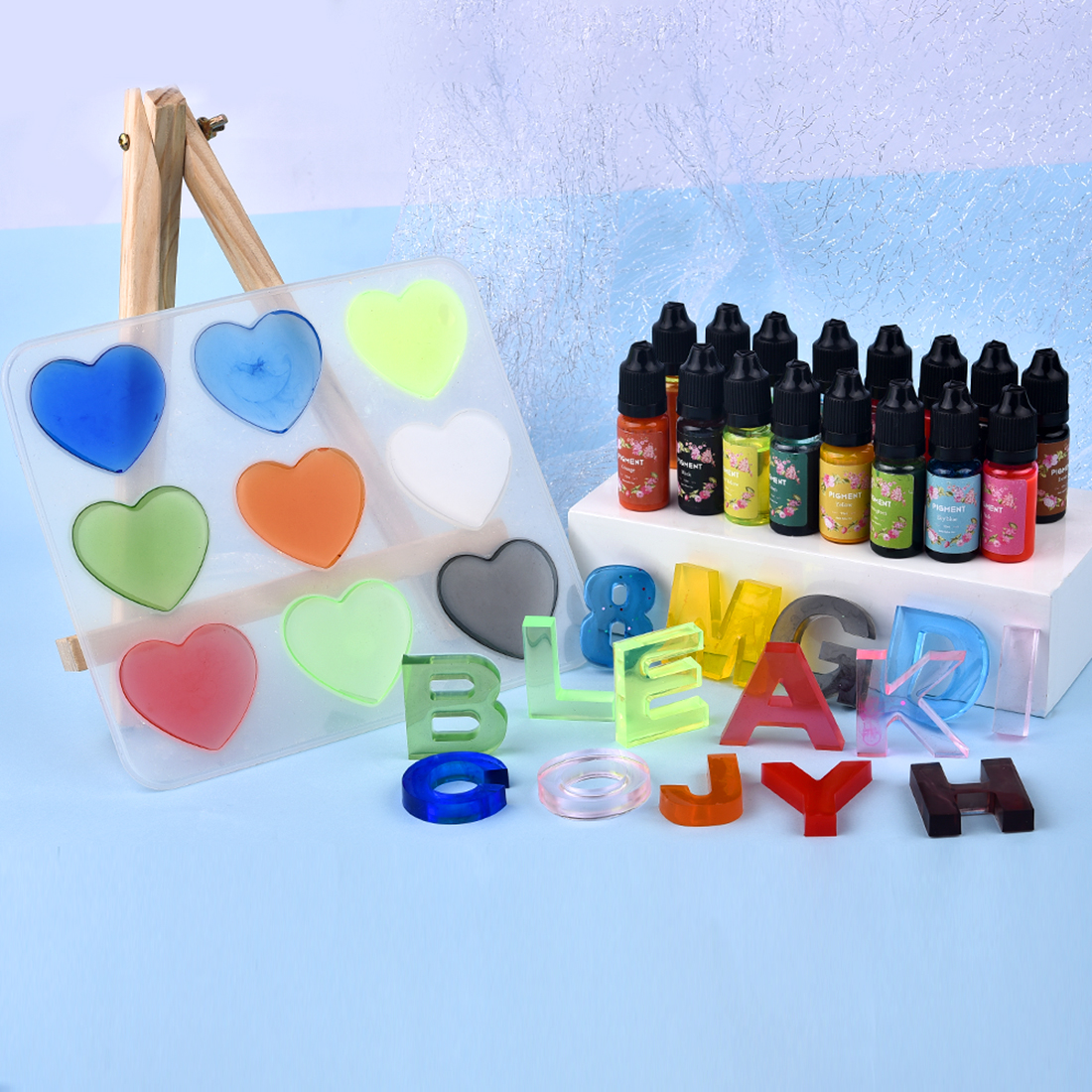 1 Set Resin Pigment Kit Art In - Resin Dye Alcohol incelemesi ve fiyatı