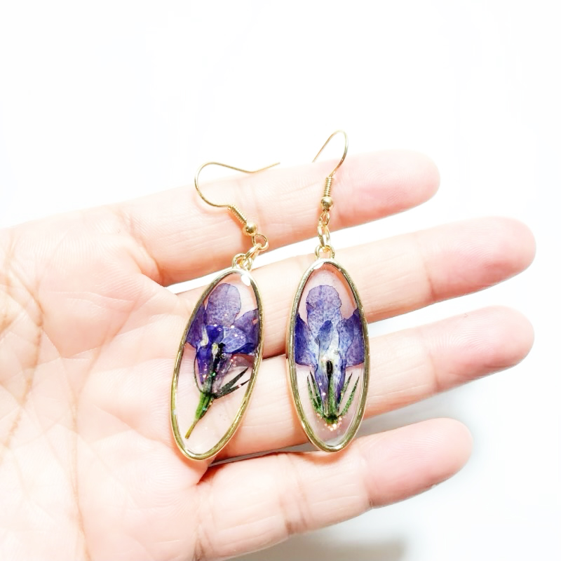 Dried Flower Earrings Heart Re - Dried Flower Bulk incelemesi ve fiyatı