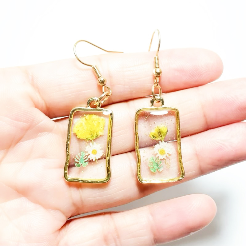 Dried Flower Earrings Heart Re - Dried Flower Bulk incelemesi ve fiyatı