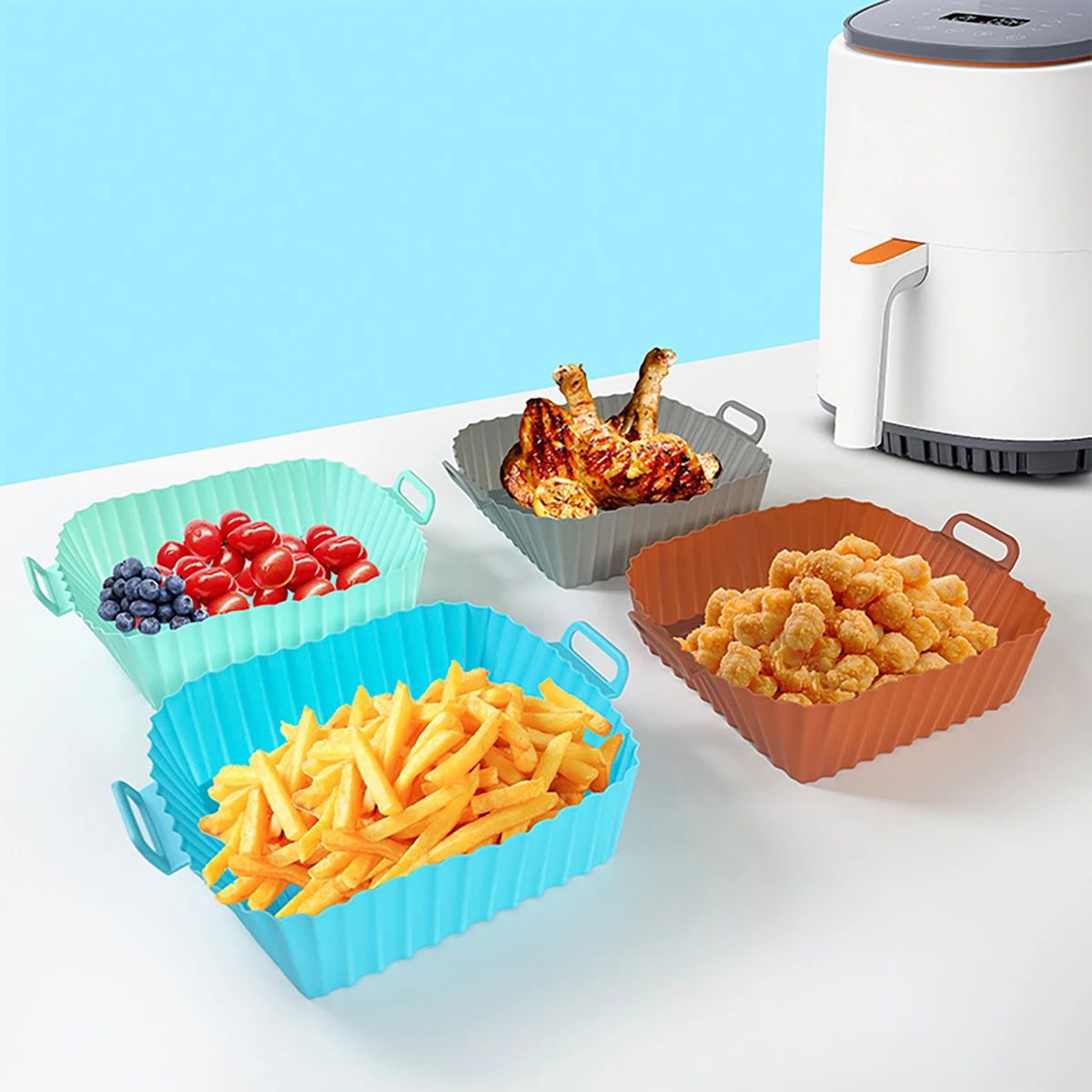 Silicone Fryer Mold Air Fryer  - Silicone Mold Tray incelemesi ve fiyatı