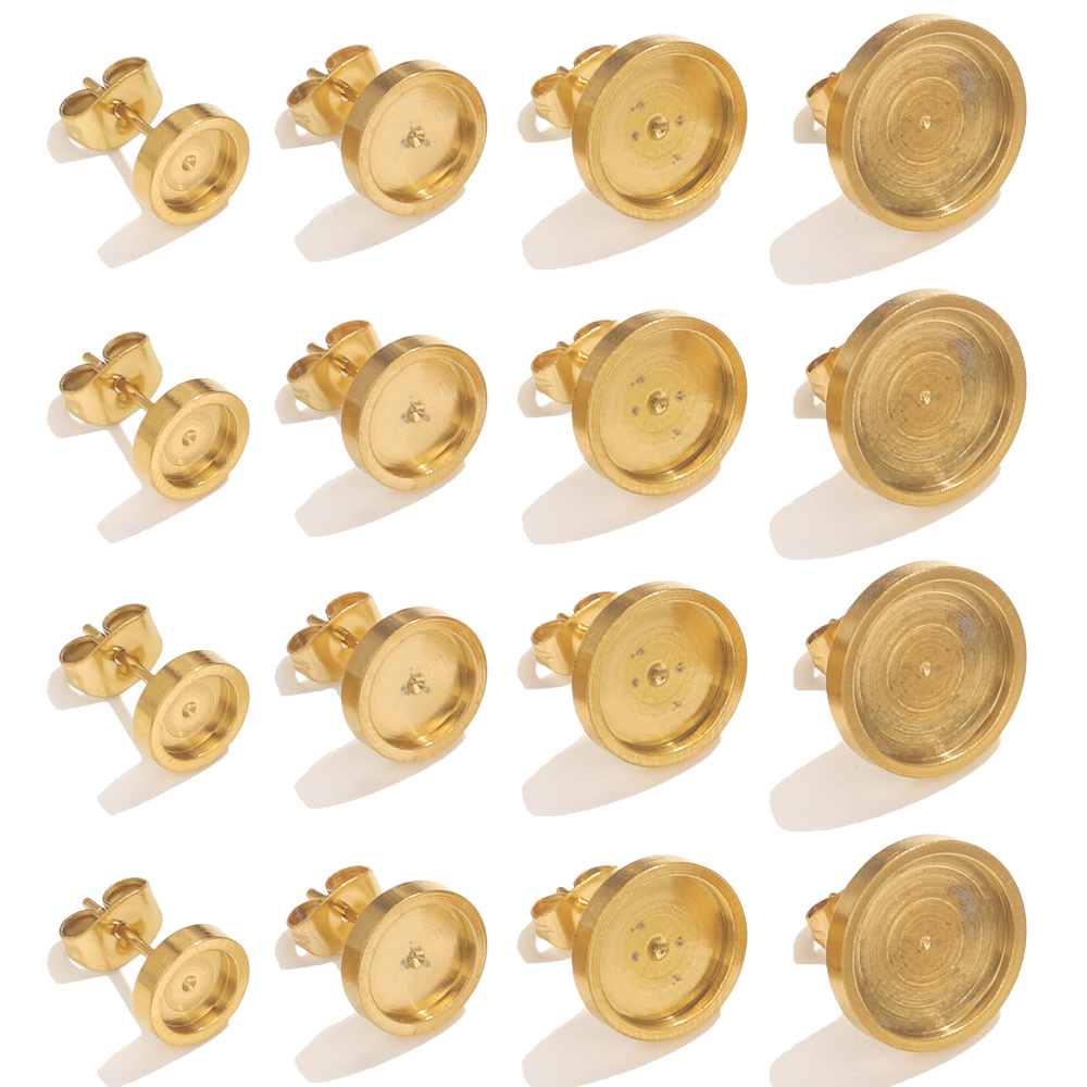 10pcs Stainless Steel Gold Ear - Resin Jewelry Kit incelemesi ve fiyatı