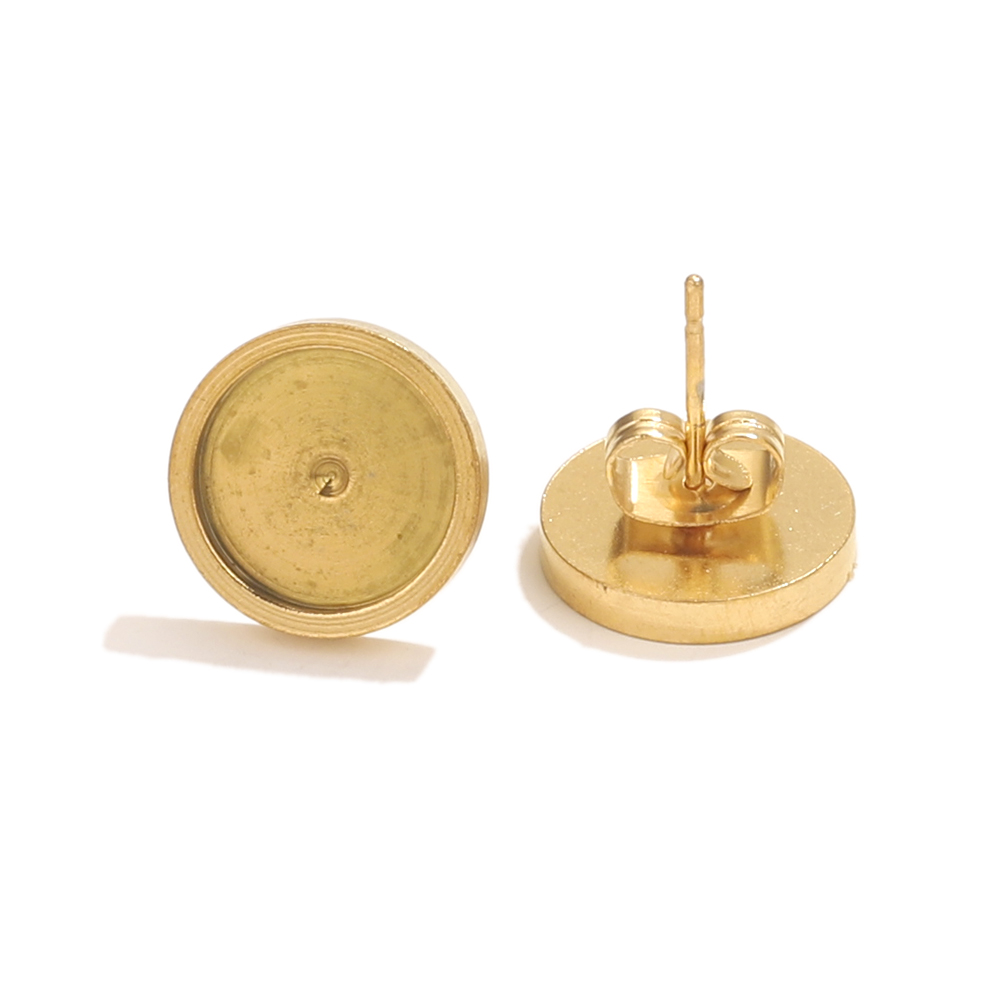 10pcs Stainless Steel Gold Ear - Resin Jewelry Kit incelemesi ve fiyatı