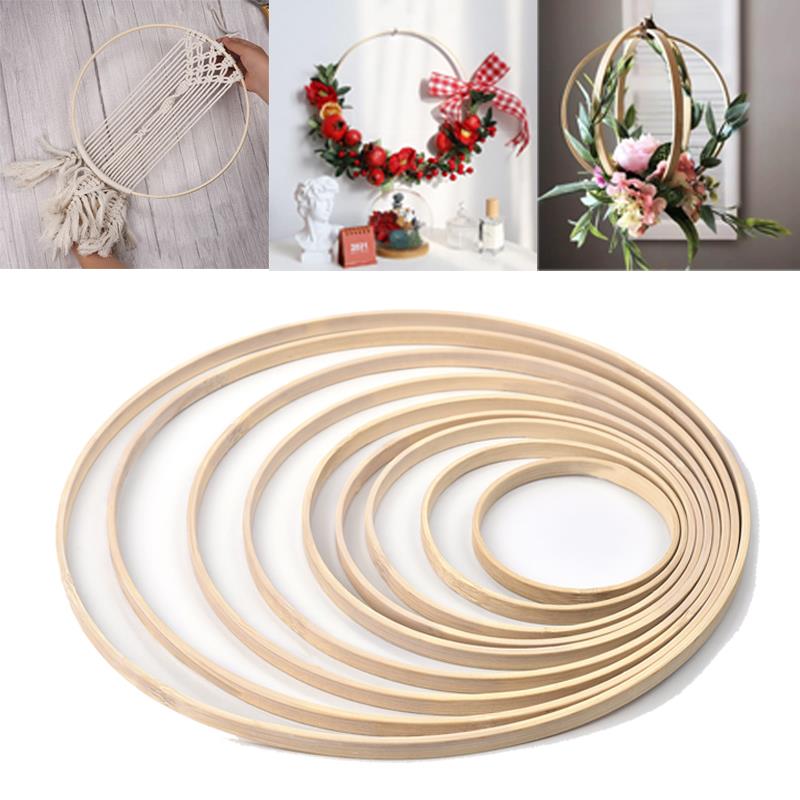 1/5Pcs 8-33cm Wooden DIY Handm - Wood Ring Blank incelemesi ve fiyatı